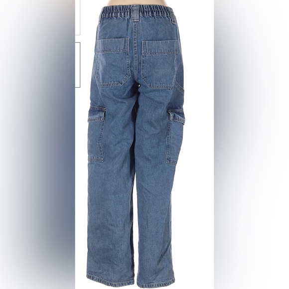 Simple Society Cargo straight high denim Jeans SZ 9/29 - Picture 3 of 9